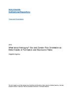 What about androgyny? : sex and gender-role orientation as determinants of rumination and depression rates